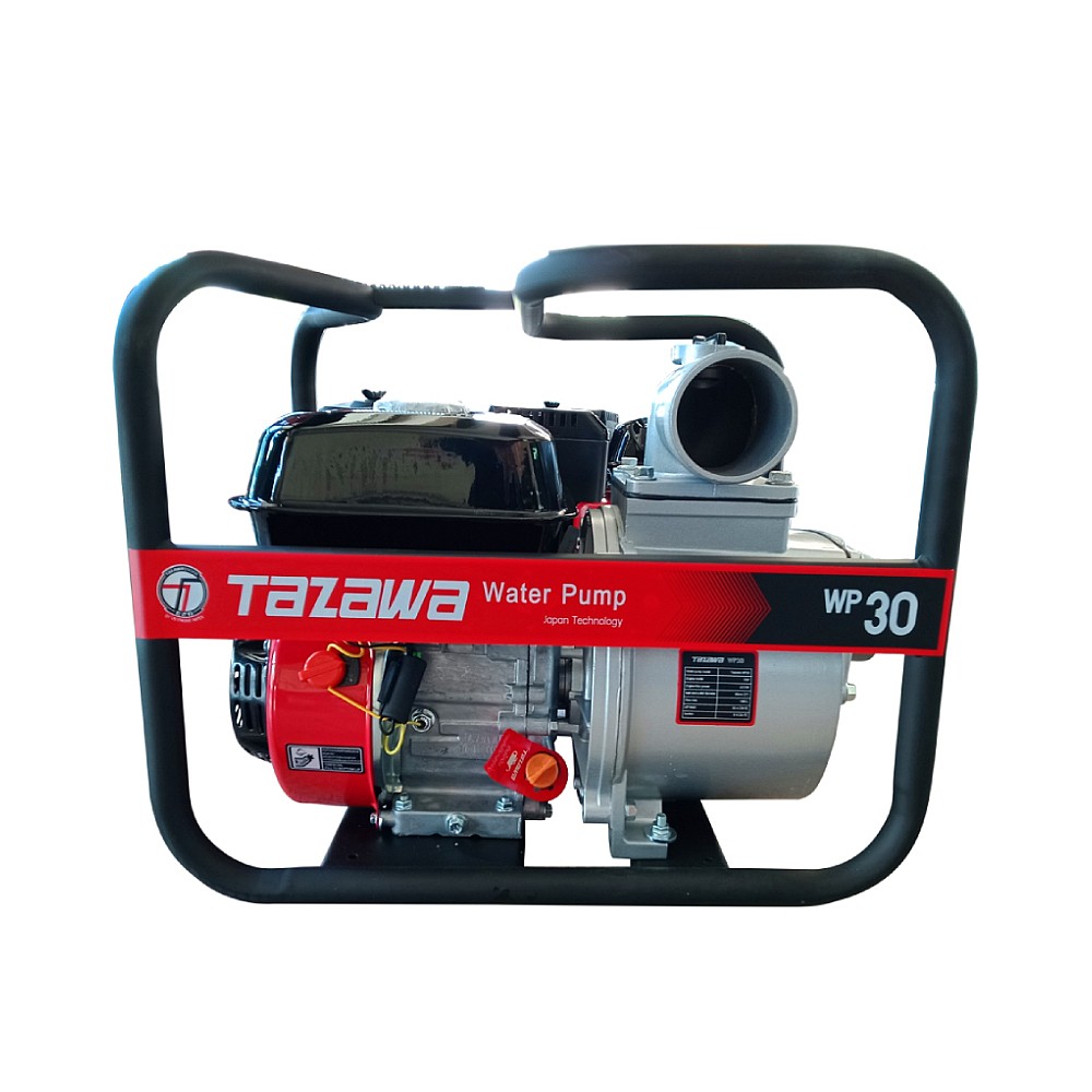 เครื่องสูบน้ำเบนซิน TAZAWA WP30 ขนาด 3.0 นิ้ว กำลังเครื่องยนต์ 7 HP