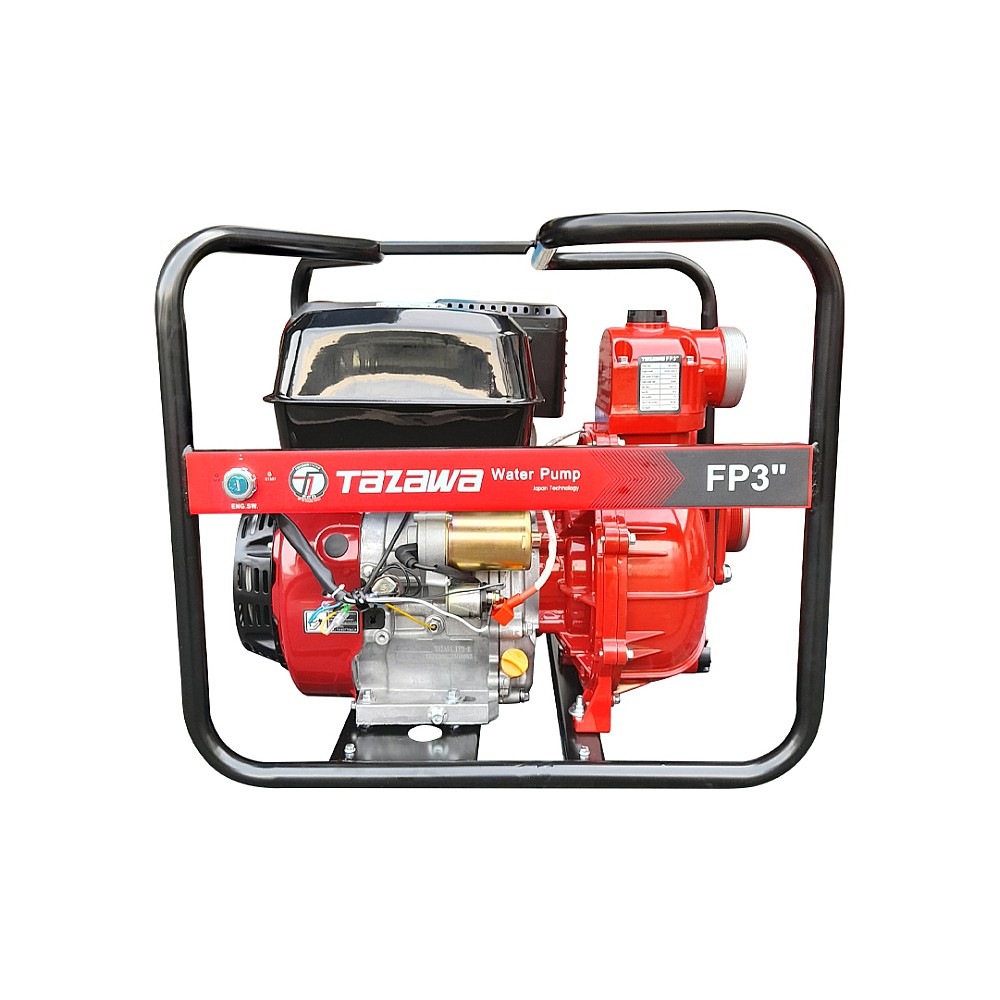 เครื่องสูบน้ำเบนซิน กุญแจสตาร์ท TAZAWA FP30 ขนาด 3.0 นิ้ว กำลังเครื่องยนต์ 16 HP