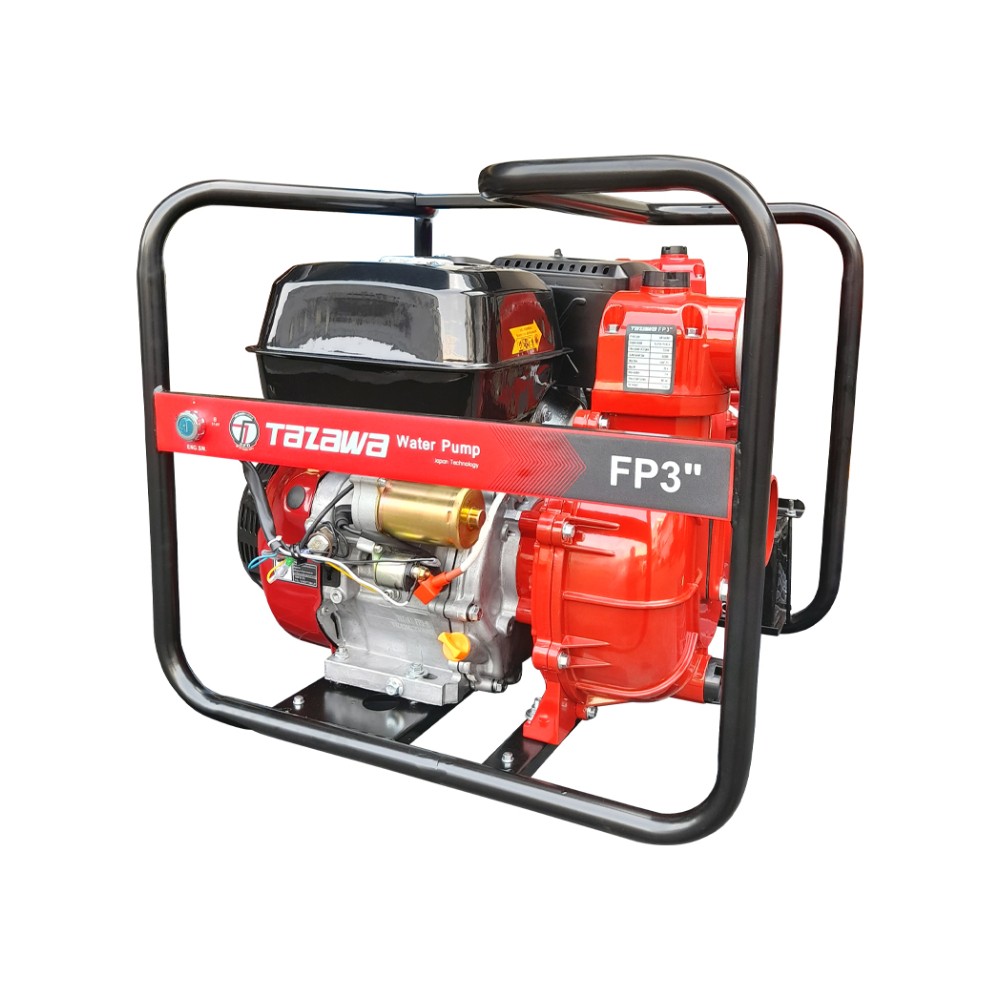 เครื่องสูบน้ำเบนซิน กุญแจสตาร์ท TAZAWA FP30 ขนาด 3.0 นิ้ว กำลังเครื่องยนต์ 16 HP