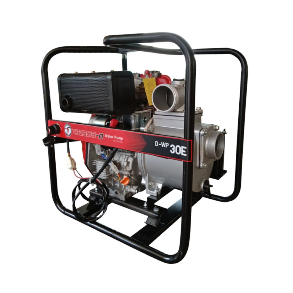เครื่องสูบน้ำดีเซล TAZAWA D-WP30E ขนาด 3.0 นิ้ว กำลังเครื่องยนต์ 7 HP