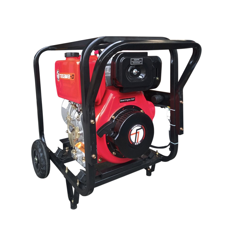 เครื่องสูบน้ำดีเซล TAZAWA D-WP40E ขนาด 4.0 นิ้ว กำลังเครื่องยนต์ 10 HP