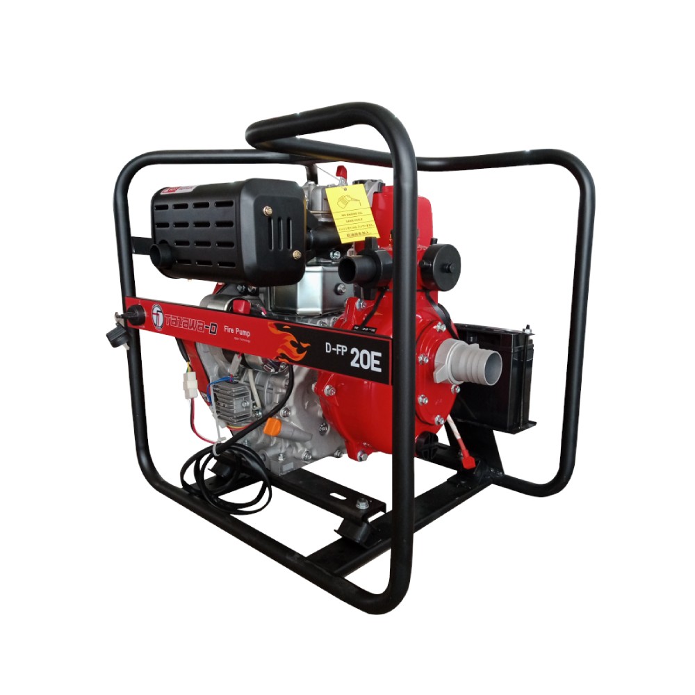 เครื่องสูบน้ำแรงดันสูง ดีเซล TAZAWA D-FP20E ขนาด 2.0 นิ้ว กำลังเครื่องยนต์ 10 HP