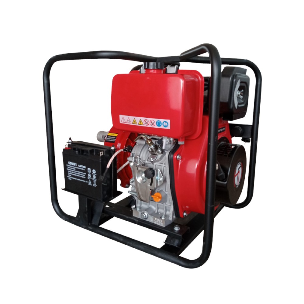 เครื่องสูบน้ำแรงดันสูง ดีเซล TAZAWA D-FP20E ขนาด 2.0 นิ้ว กำลังเครื่องยนต์ 10 HP