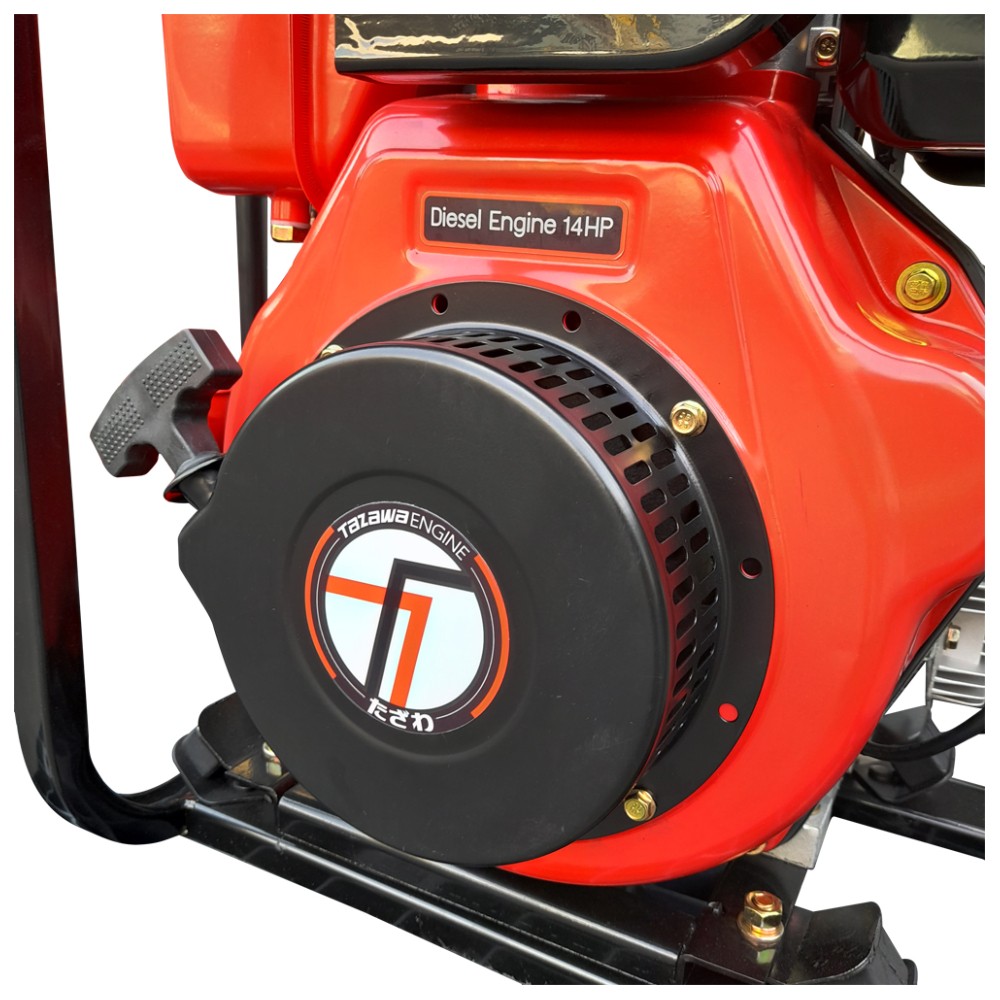 เครื่องสูบน้ำแรงดันสูง ดีเซล TAZAWA D-FP30E ขนาด 3.0 นิ้ว กำลังเครื่องยนต์ 14 HP