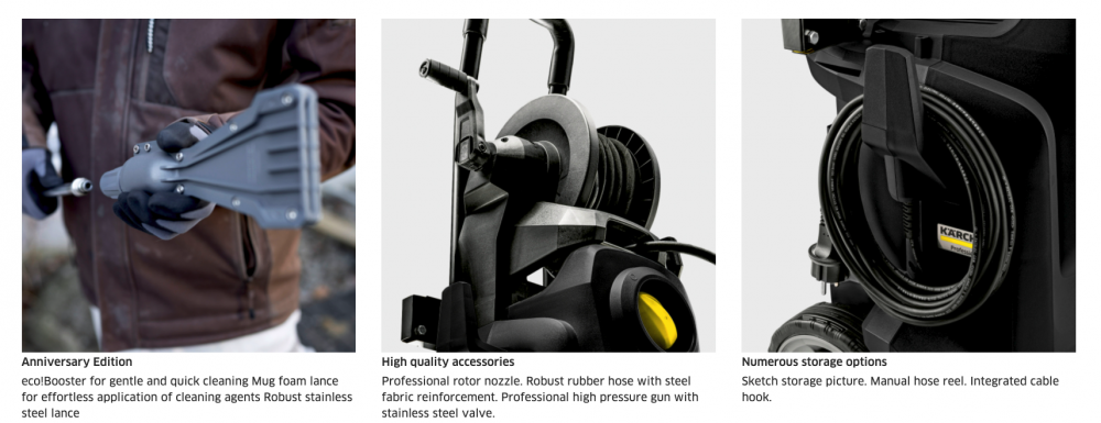 เครื่องฉีดน้ำแรงดันสูง Karcher HD 5/13 EX EB + Foam Classic Anniversary Edition 1.520-830.0