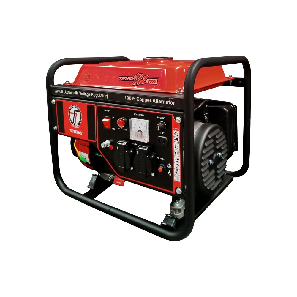 เครื่องปั่นไฟ เบนซิน TAZAWA TZ2000 กำลังไฟสูงสุด 1.0 kW