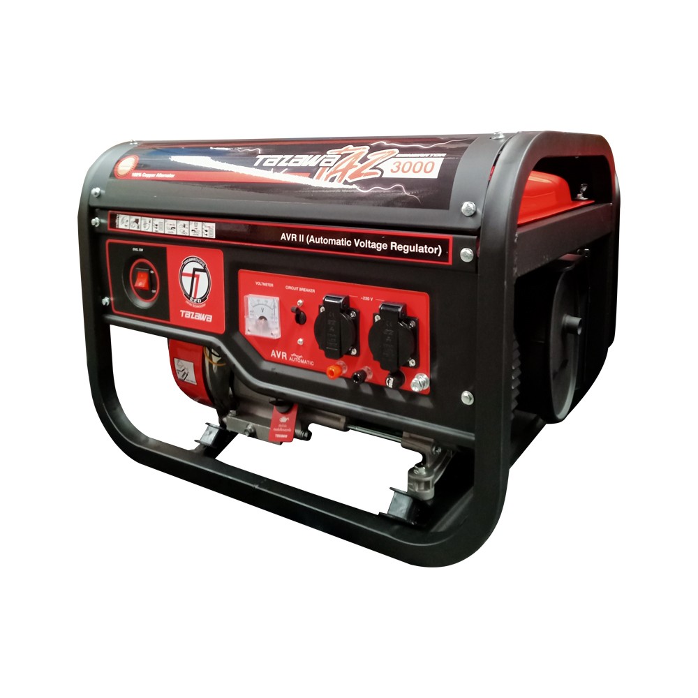 เครื่องปั่นไฟ เบนซิน TAZAWA TZ3000 กำลังไฟ 2.0 kW
