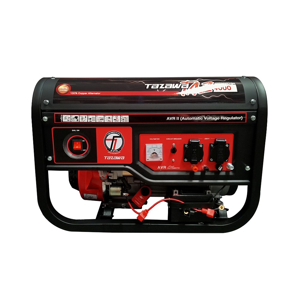 เครื่องปั่นไฟ เบนซิน TAZAWA TZ4000 กำลังไฟ 3.0 kW