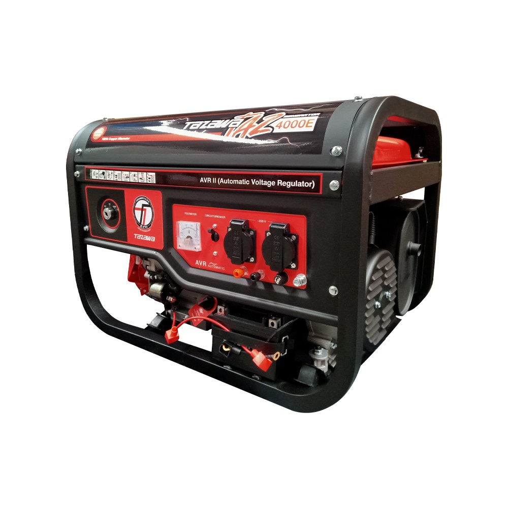 เครื่องปั่นไฟ เบนซิน TAZAWA TZ4000E ระบบกุญแจสตาร์ท กำลังไฟ 3.0 kW