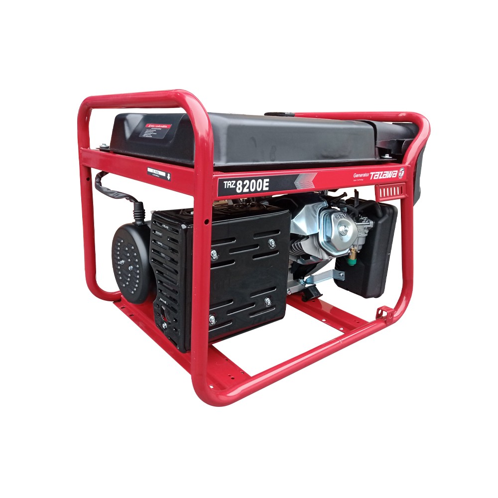 เครื่องปั่นไฟ เบนซิน TAZAWA TZ8200E ระบบกุญแจสตาร์ท กำลังไฟ 7.0 kW