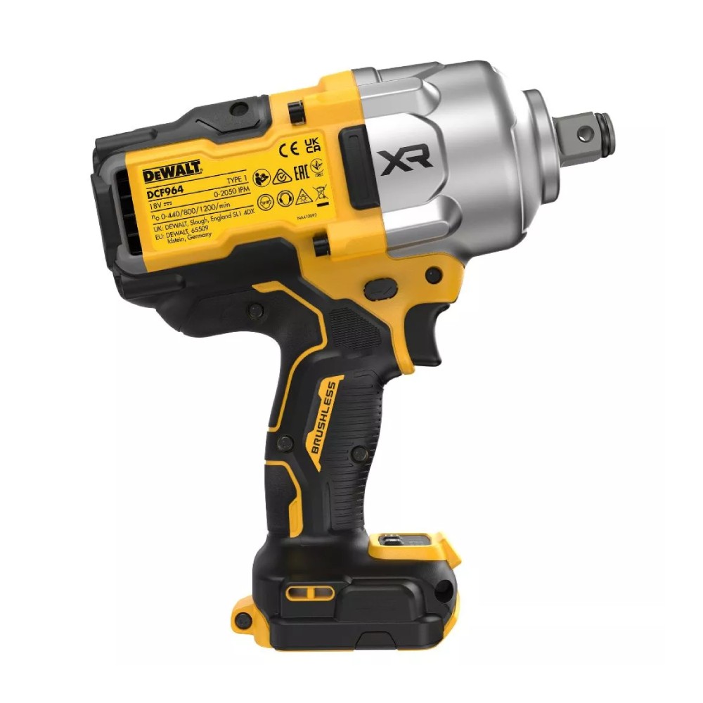 บล็อกกระแทกไร้สาย Dewalt DCF964NT-KR 20V. ขนาด 3/4 นิ้ว มอเตอร์ไร้แปรงถ่าน (ตัวเปล่า)