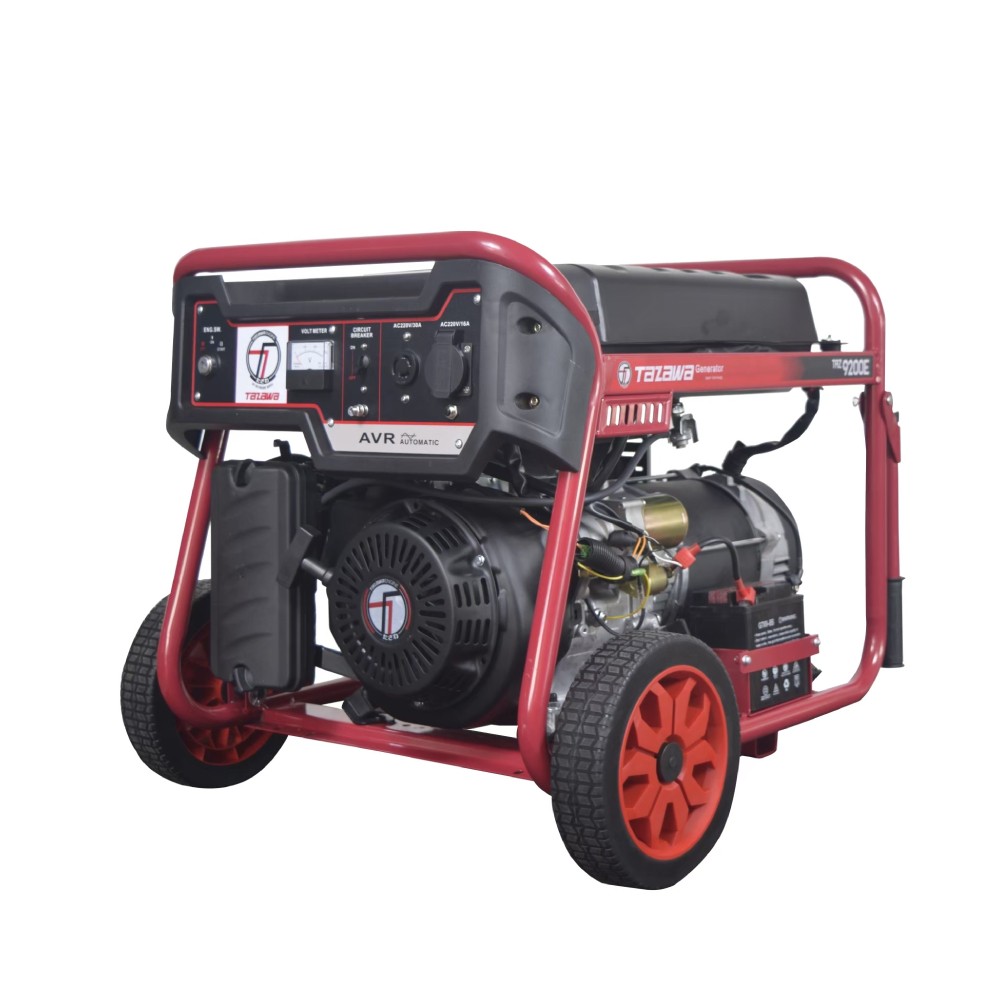เครื่องปั่นไฟ เบนซิน TAZAWA TZ9200E ระบบกุญแจสตาร์ท กำลังไฟ 8.3 kW
