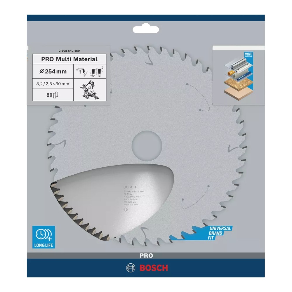 ใบเลื่อยวงเดือน BOSCH PRO Multi Material ขนาด 14 นิ้ว
