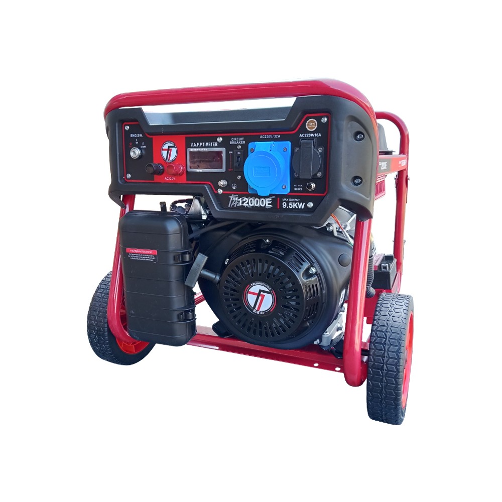 เครื่องปั่นไฟ เบนซิน TAZAWA TZ12000E ระบบกุญแจสตาร์ท กำลังไฟ 9.5 kW