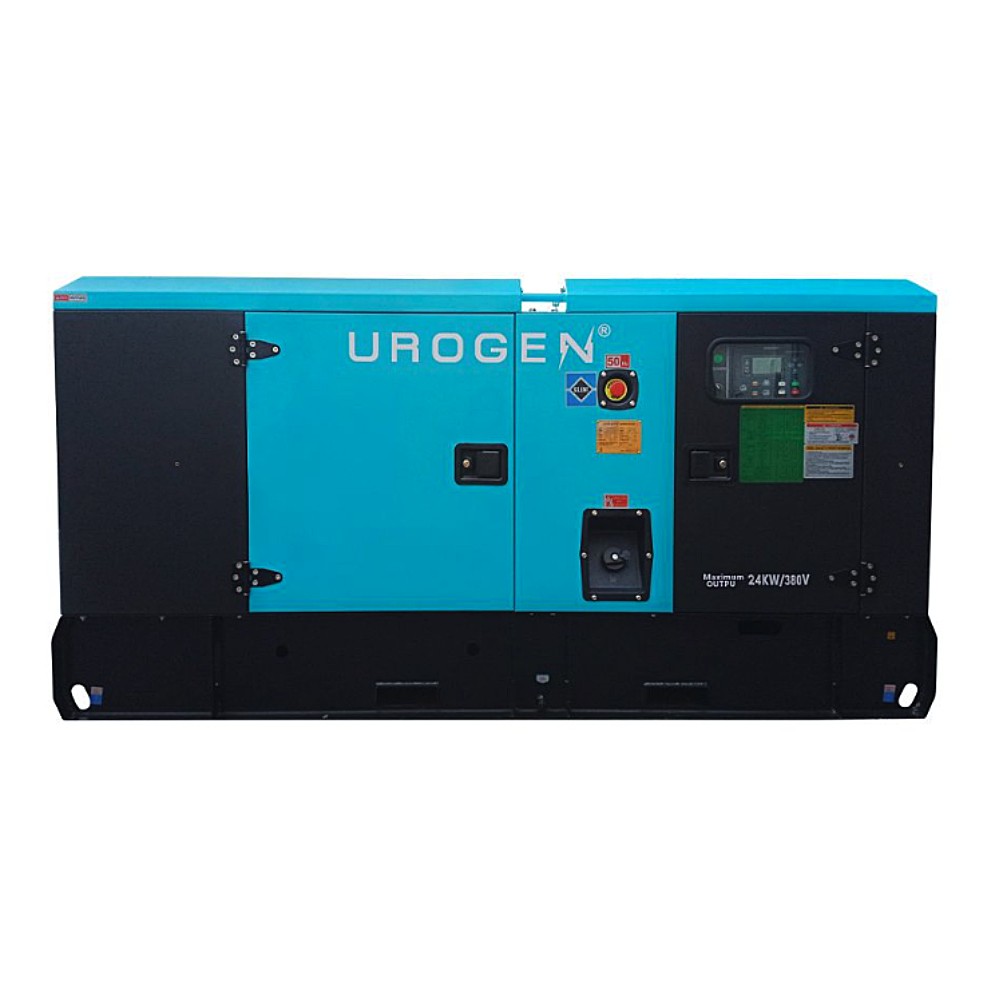 เครื่องปั่นไฟ ดีเซล UROGEN LS3-33 380V กำลังไฟ 24.0 kW