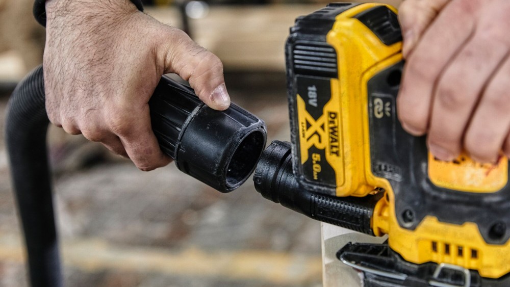 เครื่องขัดกระดาษทราย ไร้สาย DEWALT DCW200N-XJ 20V Max ขนาด 1/4 แผ่น (ตัวเปล่า)
