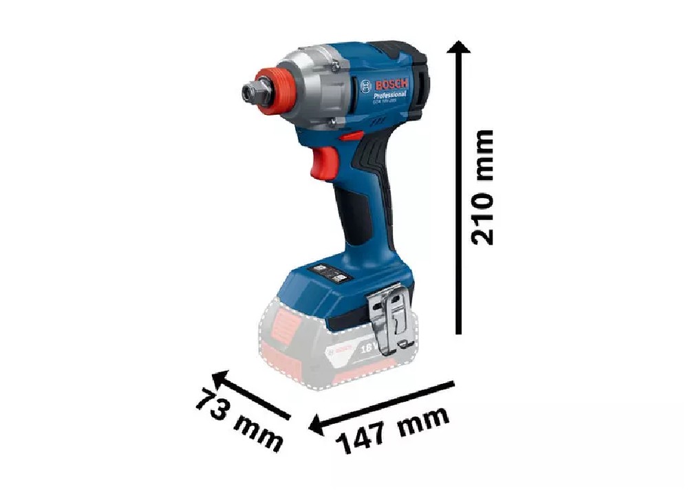 บล็อกกระแทกไร้สาย BOSCH GDX 18V 285