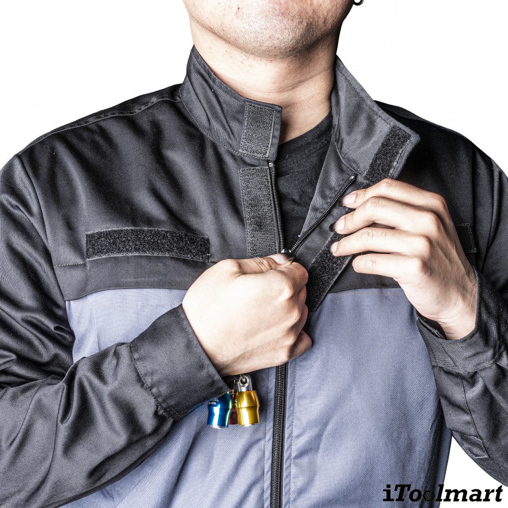 เสื้อพัดลม สำหรับงานเชื่อม TECHMAN ป้องกันสะเก็ดไฟ Size L
