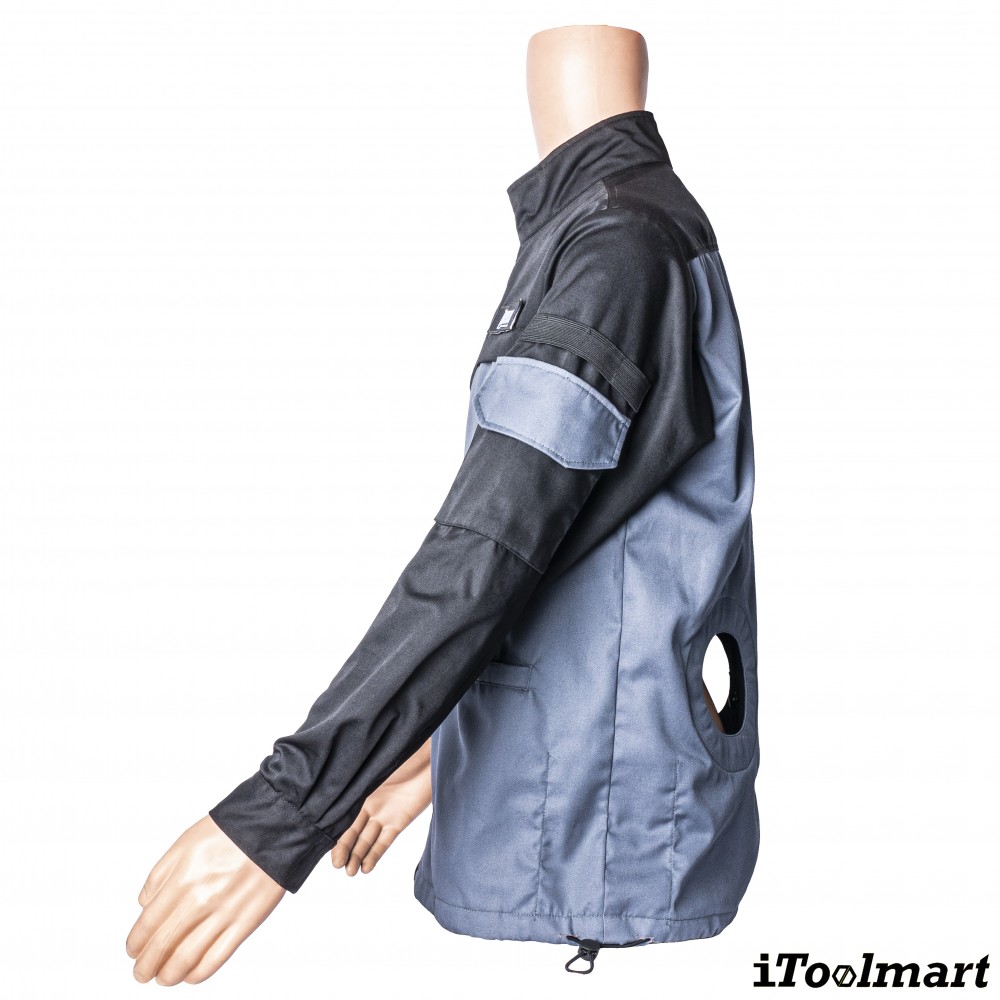 เสื้อพัดลม สำหรับงานเชื่อม TECHMAN ป้องกันสะเก็ดไฟ Size XL