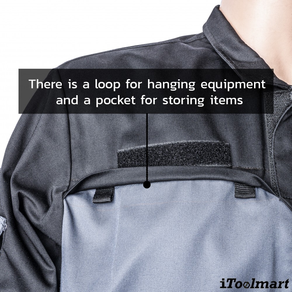เสื้อพัดลม สำหรับงานเชื่อม TECHMAN ป้องกันสะเก็ดไฟ Size XL