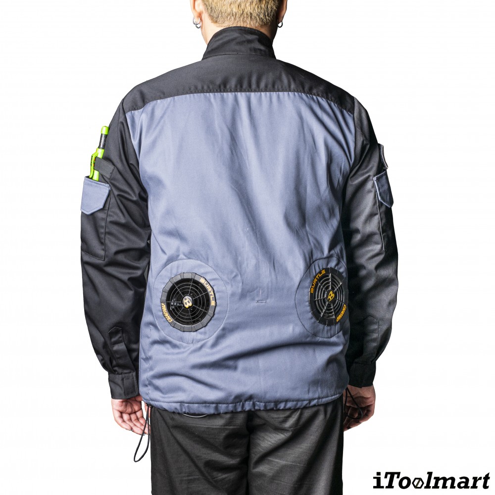 เสื้อพัดลม สำหรับงานเชื่อม TECHMAN ป้องกันสะเก็ดไฟ Size XL