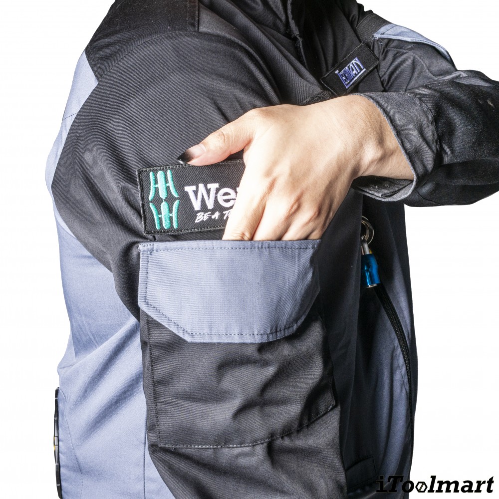เสื้อพัดลม สำหรับงานเชื่อม TECHMAN ป้องกันสะเก็ดไฟ Size XL