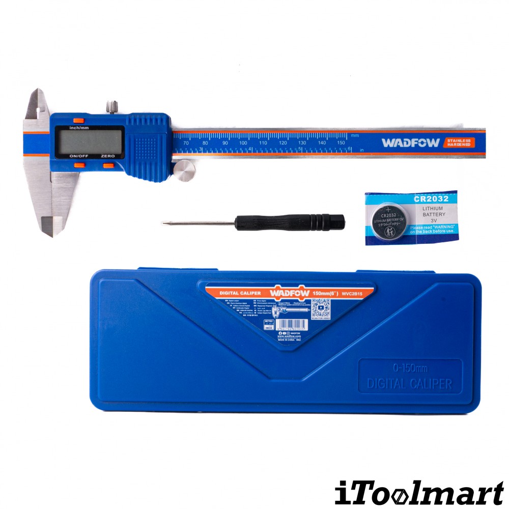 เวอร์เนียร์ ดิจิตอล 150 mm  WADFOW WVC2B15 เวอร์เนียร์ ดิจิตอล 150 mm  WADFOW WVC2B15