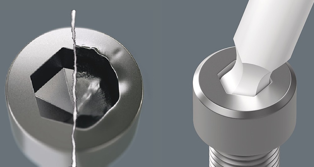 ประแจหกเหลี่ยมหัวบอล Wera 950 PKS L key  metric  chrome plated ขนาด 1 5 มม 