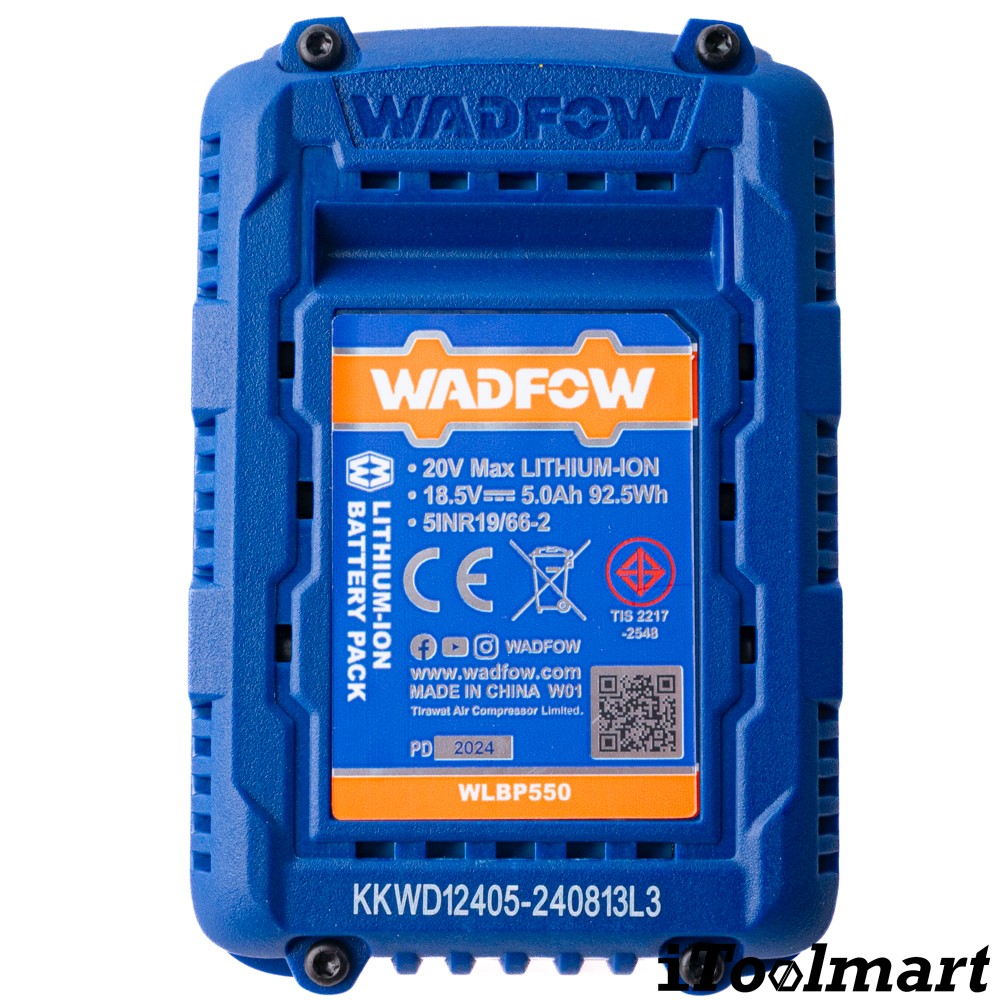 แบตเตอรี่ WADFOW WLBP550 20V 5 0Ah
