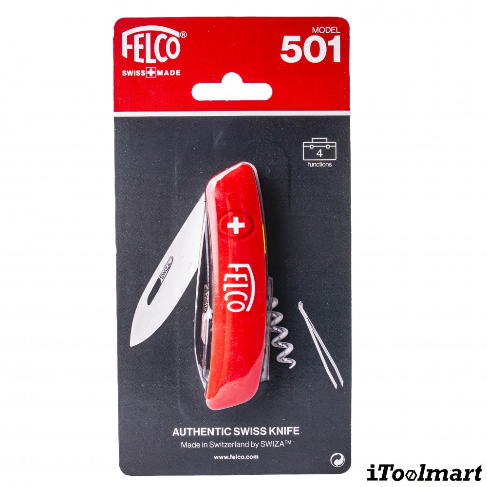 มีดพับอเนกประสงค์ FELCO 501 Swiss Knife 4 functions   Corkscrew