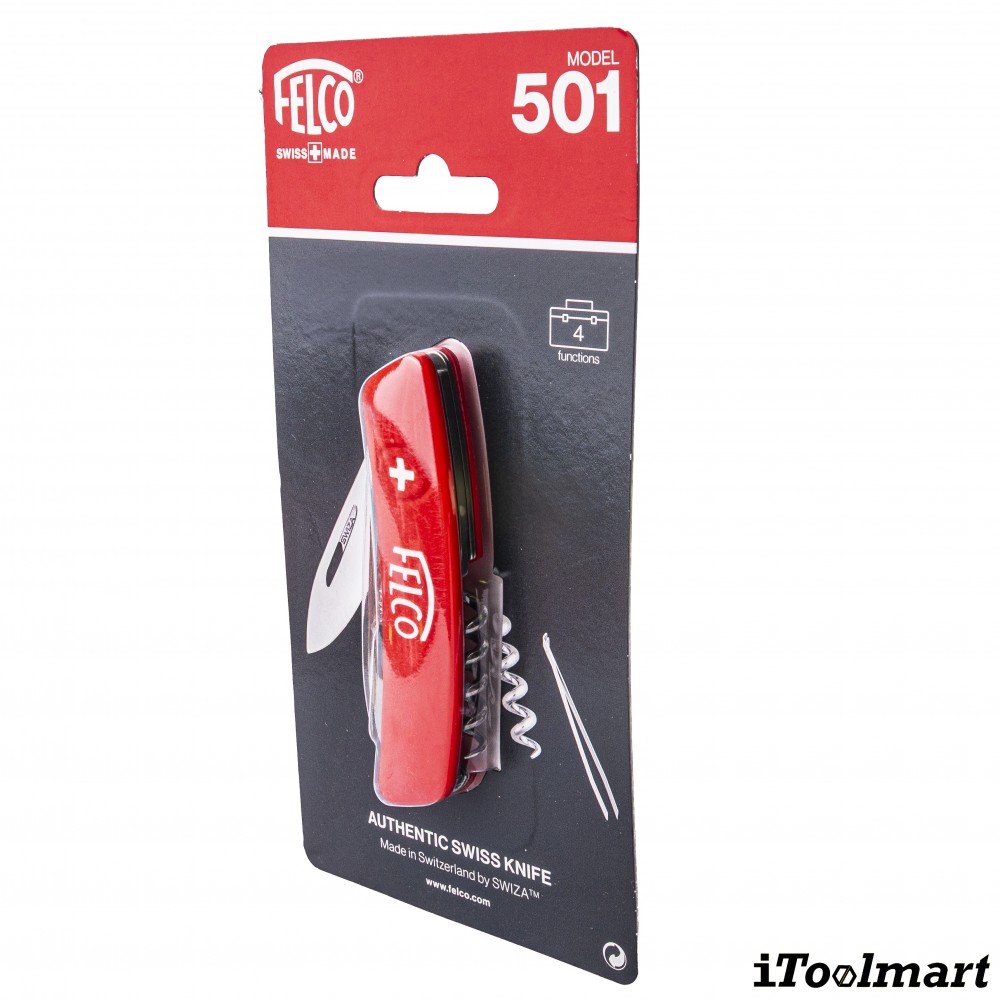 มีดพับอเนกประสงค์ FELCO 501 Swiss Knife 4 functions   Corkscrew