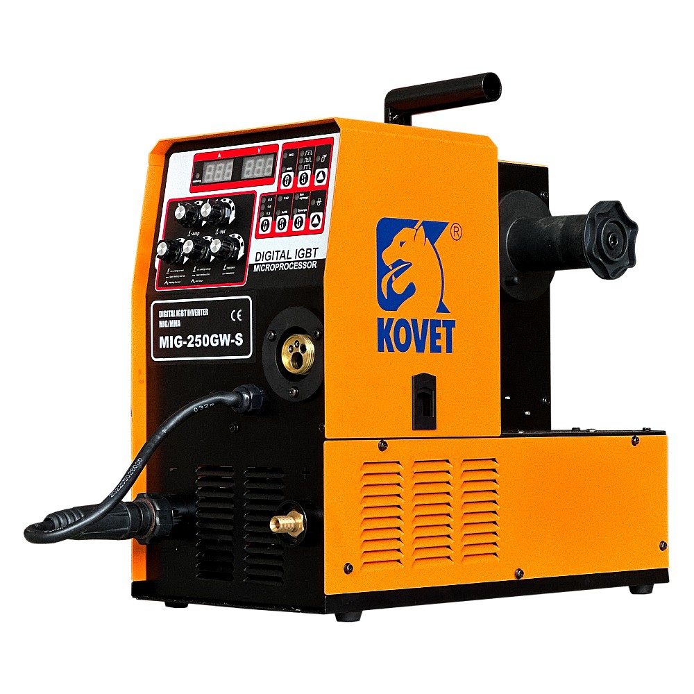 เครื่องเชื่อม MIG KOVET MIG250GWS ไฟ 2 สาย พร้อมอุปกรณ์มาตรฐาน