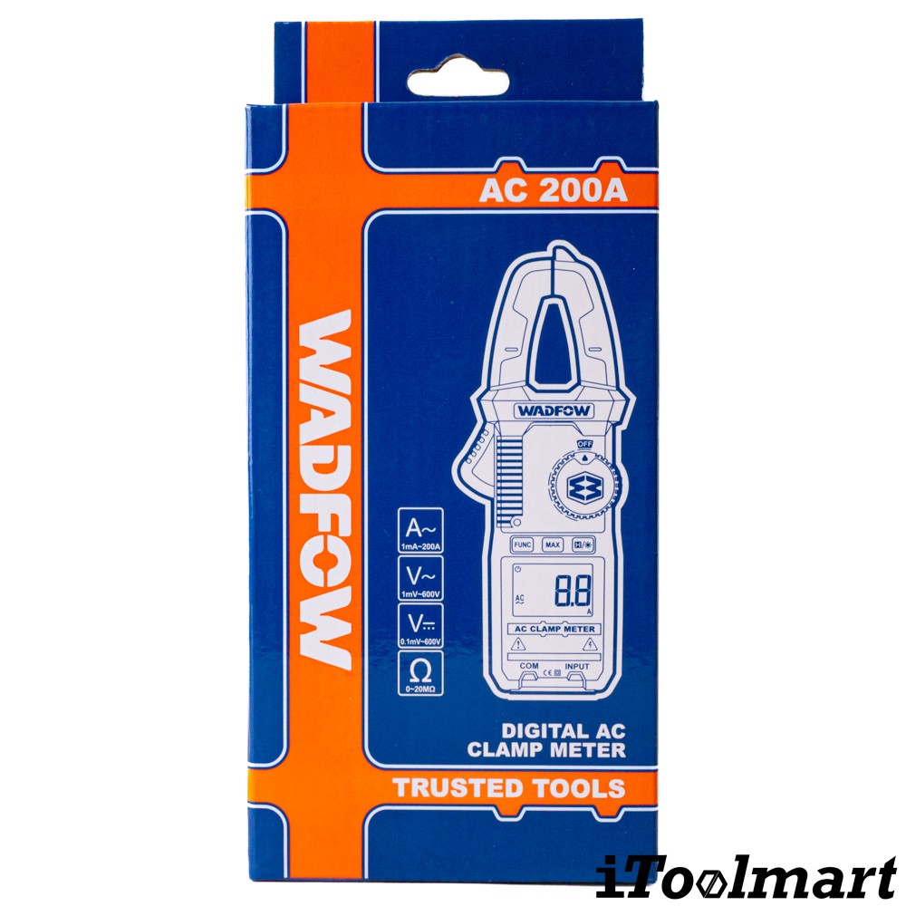แคลมป์มิเตอร์ AC WADFOW WDM6501 กระแสไฟฟ้า AC 200A