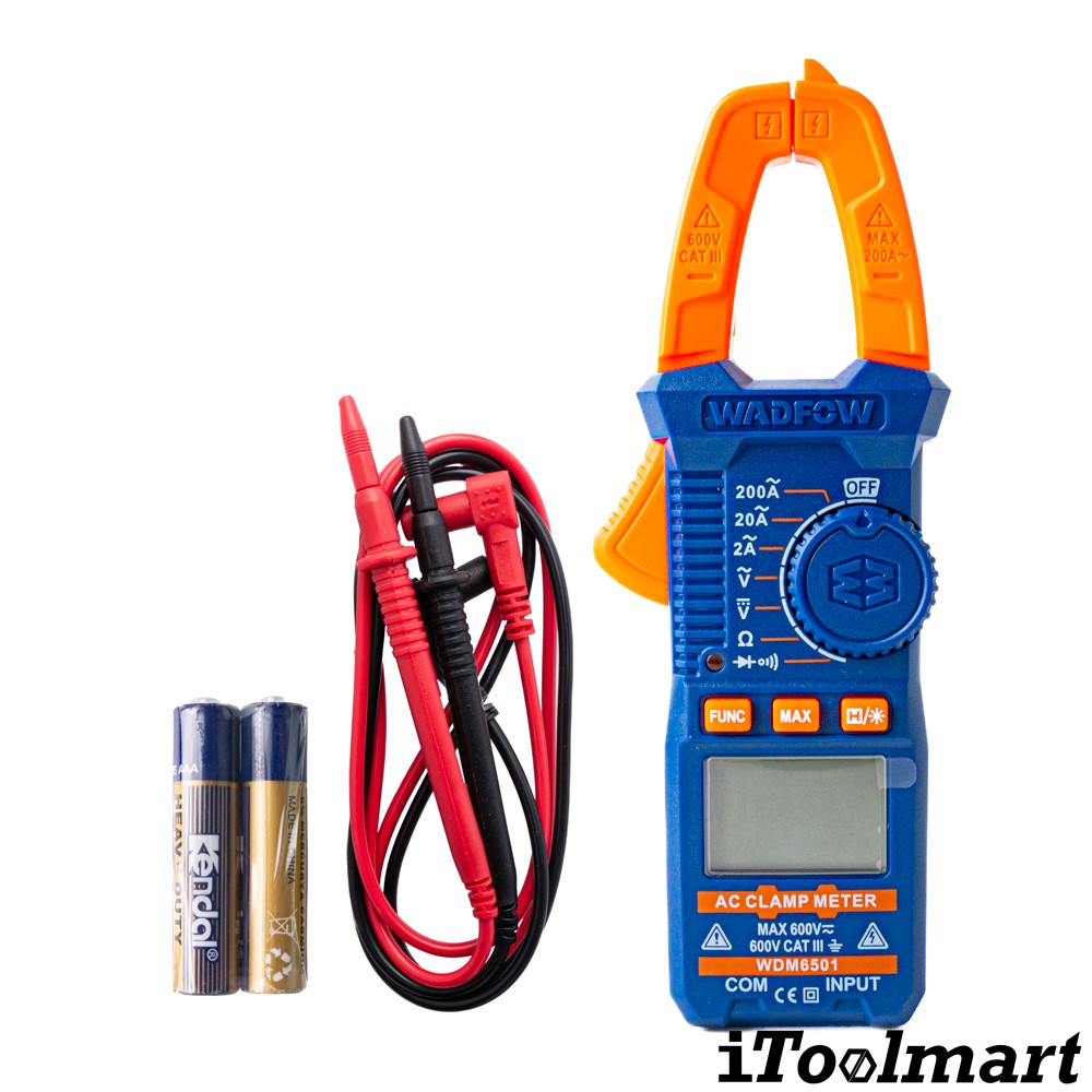 แคลมป์มิเตอร์ AC WADFOW WDM6501 กระแสไฟฟ้า AC 200A