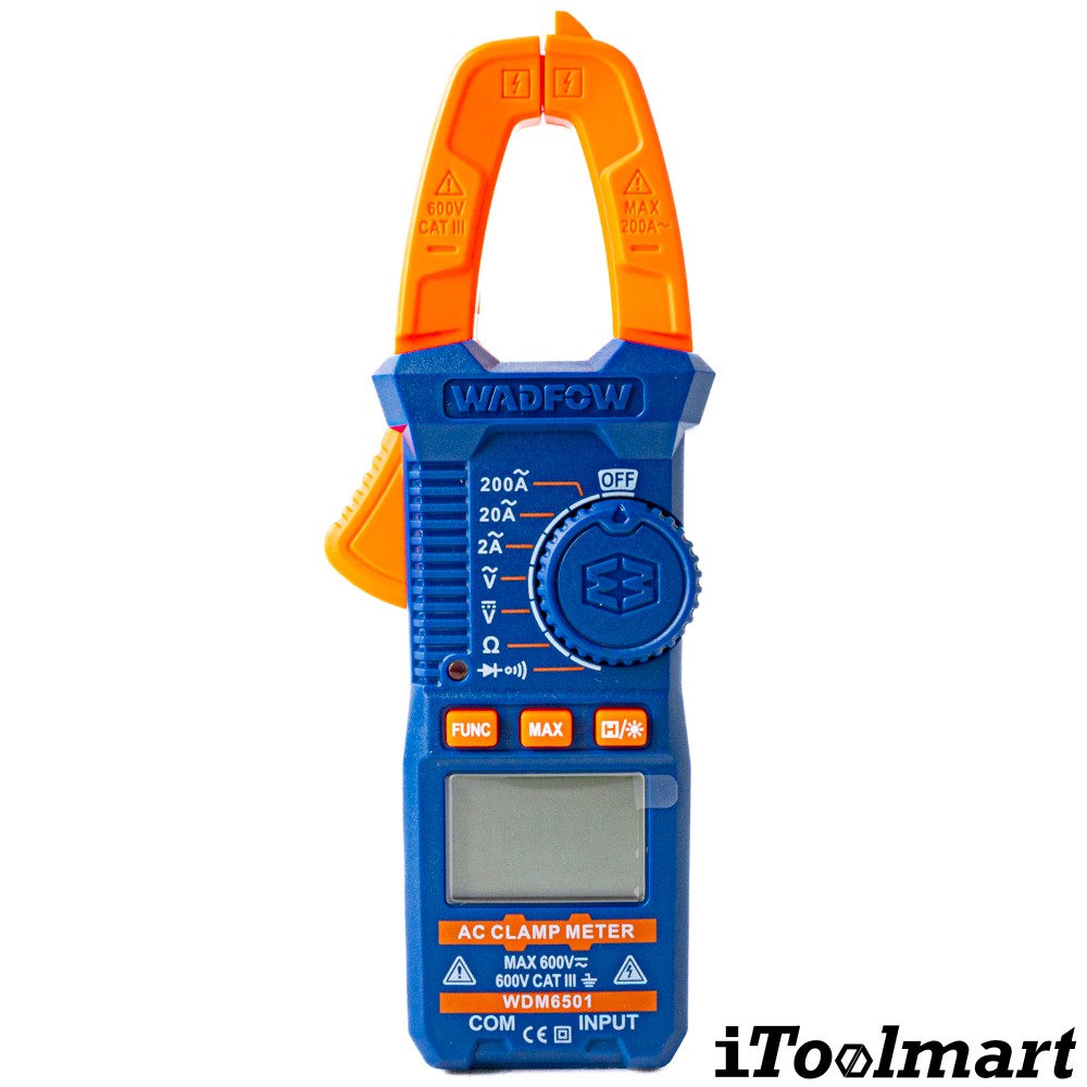 แคลมป์มิเตอร์ AC WADFOW WDM6501 กระแสไฟฟ้า AC 200A