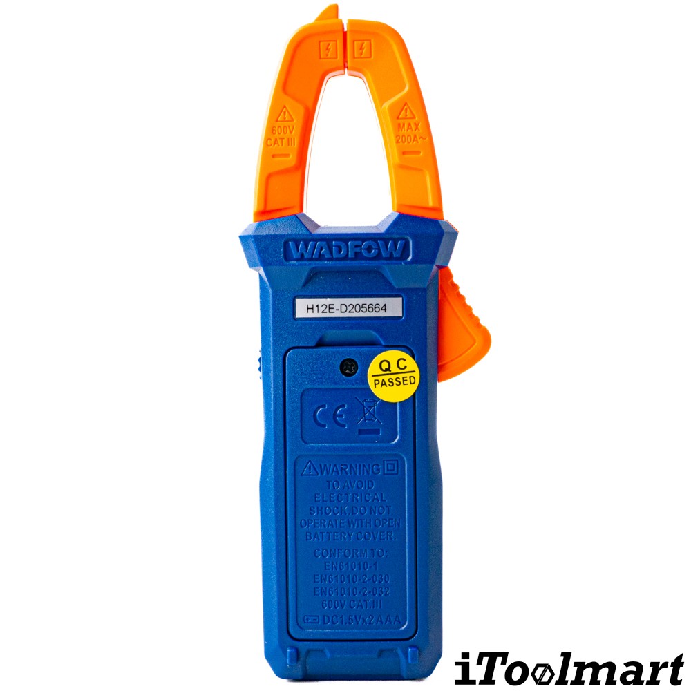 แคลมป์มิเตอร์ AC WADFOW WDM6501 กระแสไฟฟ้า AC 200A
