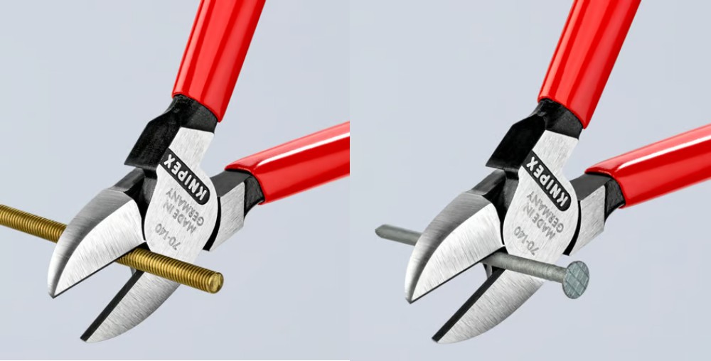 คีมตัดปากทแยง Knipex 70 01 140 SB Diagonal Cutter ด้ามจับพลาสติก ขนาด 140 มม 