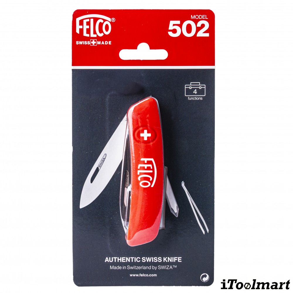 มีดพับอเนกประสงค์ FELCO 502 Swiss Knife 4 functions   Screwdriver