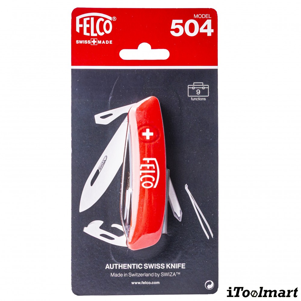 มีดพับอเนกประสงค์ FELCO 504 Swiss Knife 9 functions   Screwdriver