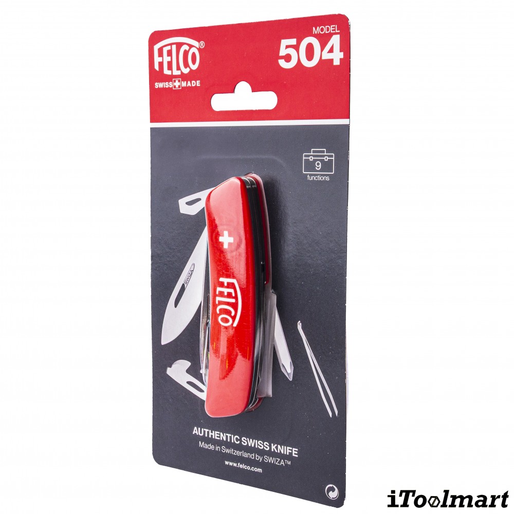 มีดพับอเนกประสงค์ FELCO 504 Swiss Knife 9 functions   Screwdriver