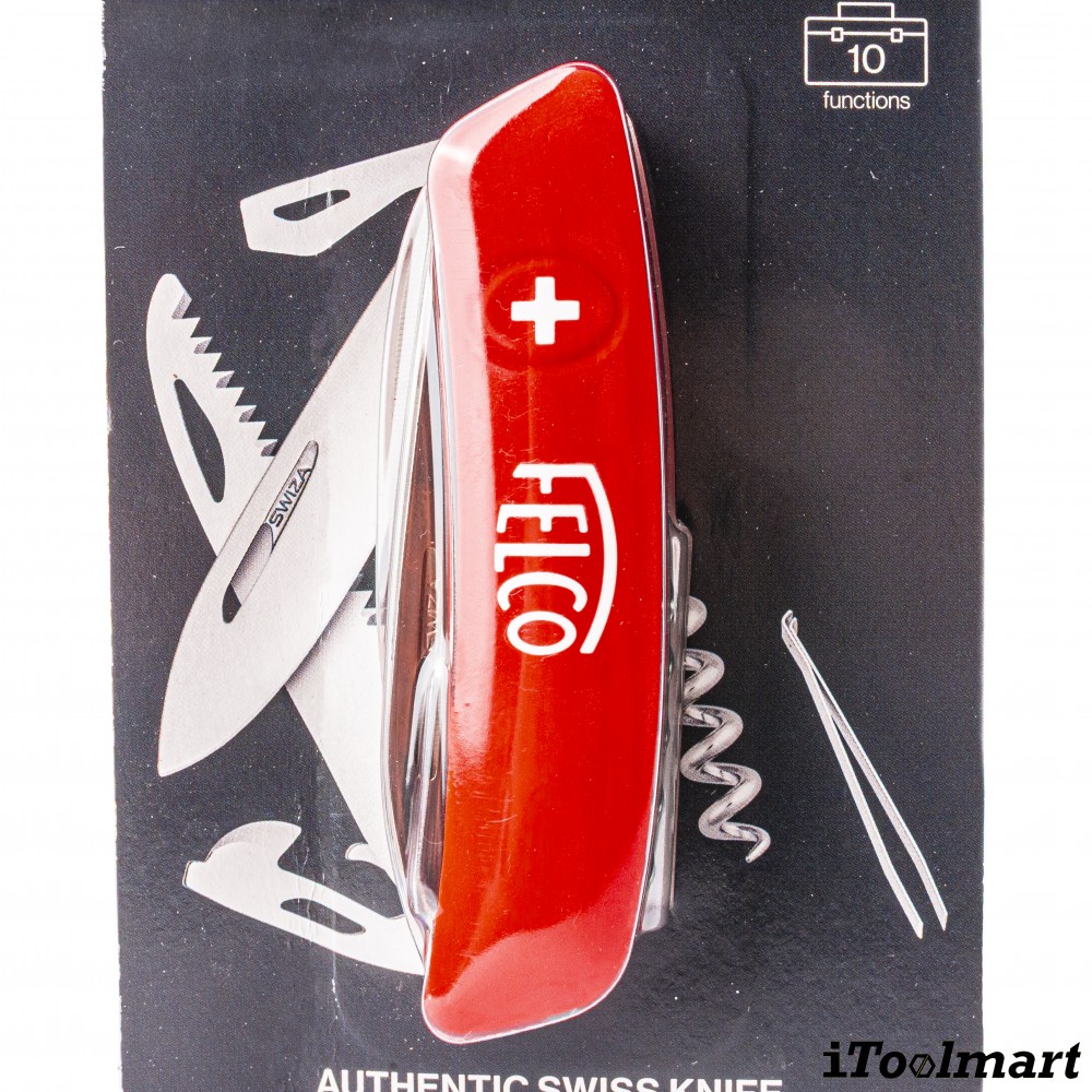 มีดพับอเนกประสงค์ FELCO 505 Swiss Knife 10 functions   Corkscrew