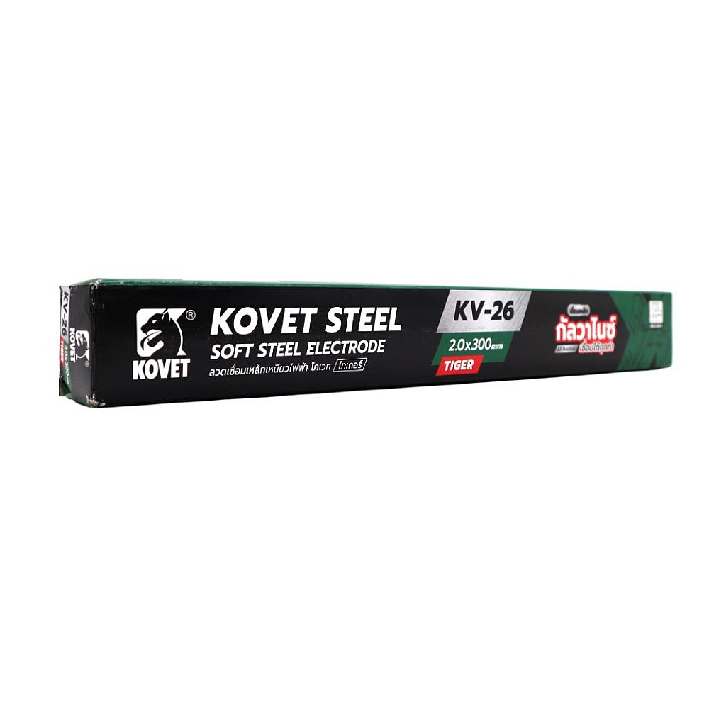 ลวดเหล็กเหนียว TIGER KOVET KV26 เขียว ขนาด 20 มม x 1 กก