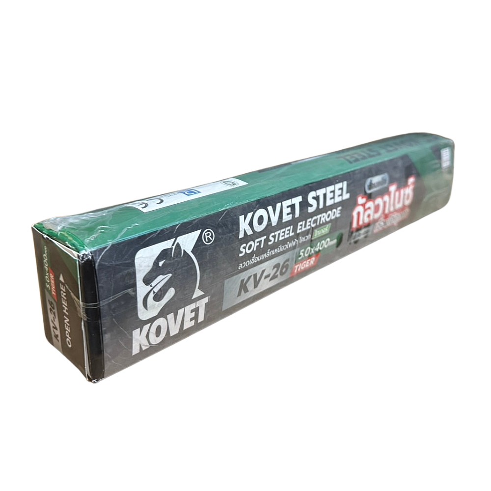 ลวดเหล็กเหนียว TIGER KOVET KV26 เขียว ขนาด 50 มม x 5 กก