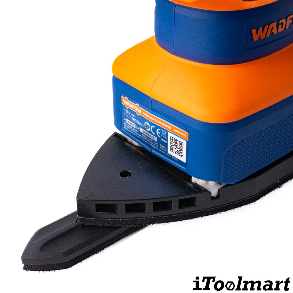 เครื่องขัดกระดาษทรายสามเหลี่ยมไร้สาย WADFOW WRAP5021 20V 