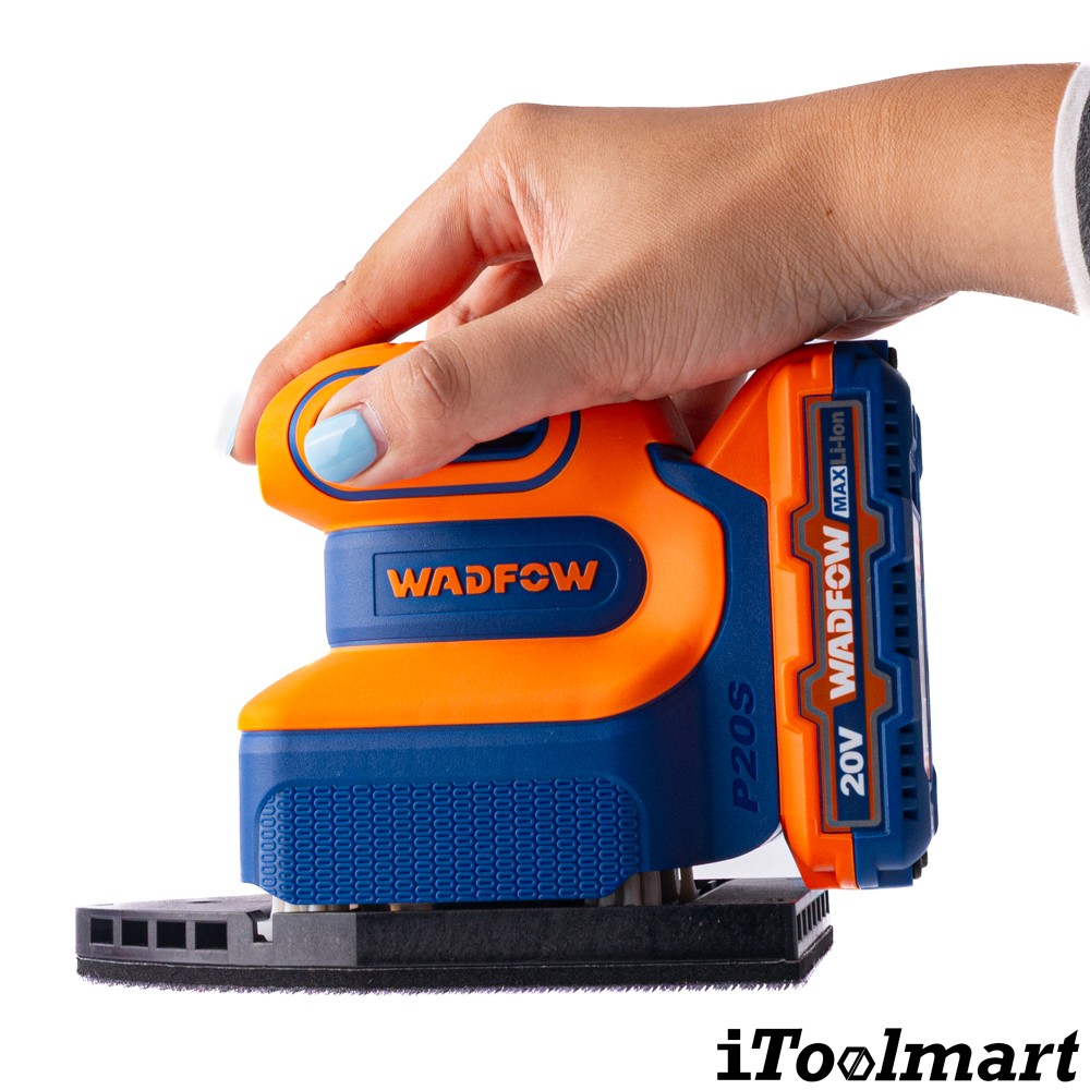 เครื่องขัดกระดาษทรายสามเหลี่ยมไร้สาย WADFOW WRAP5021 20V 