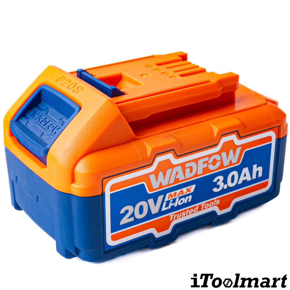 บล็อกกระแทกไร้สาย WADFOW WWCD1B481 ขนาด 1 2 นิ้ว 20V  พร้อมแบตเตอรี่และแท่นชาร์จ