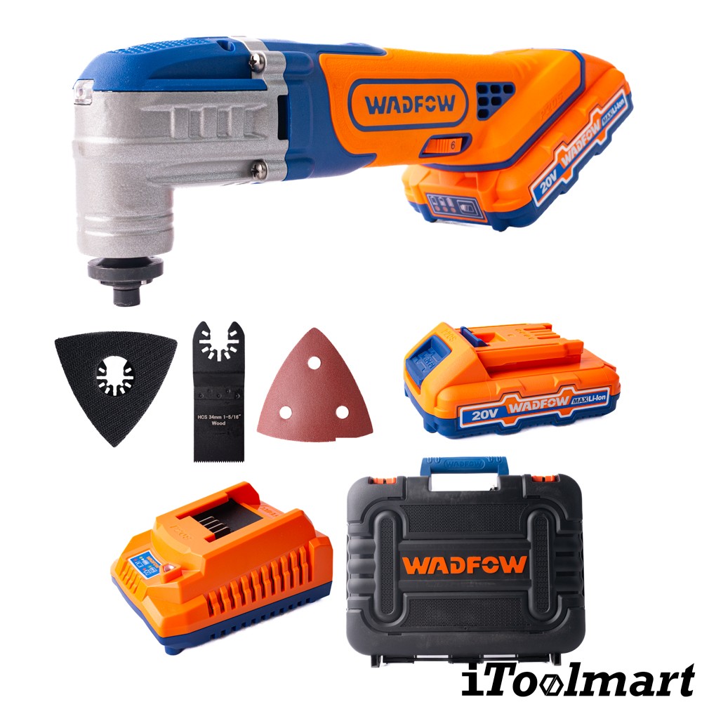 เครื่องตัด ขัด อเนกประสงค์ไร้สาย WADFOW WMUP5021 20V 