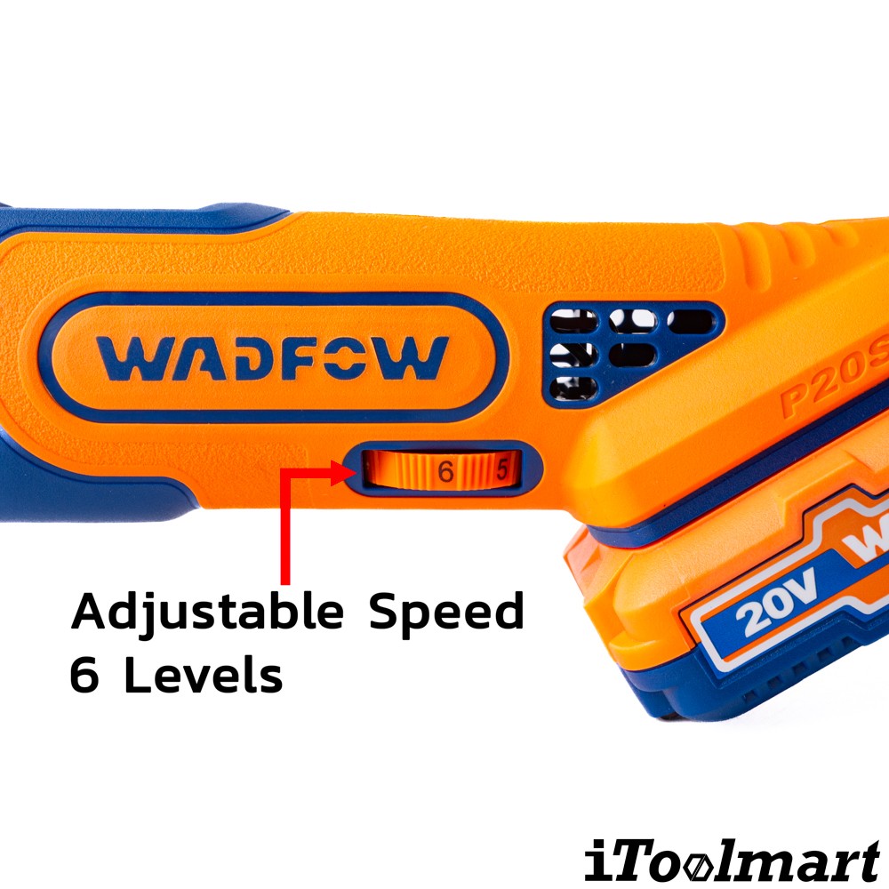 เครื่องตัด ขัด อเนกประสงค์ไร้สาย WADFOW WMUP5021 20V 