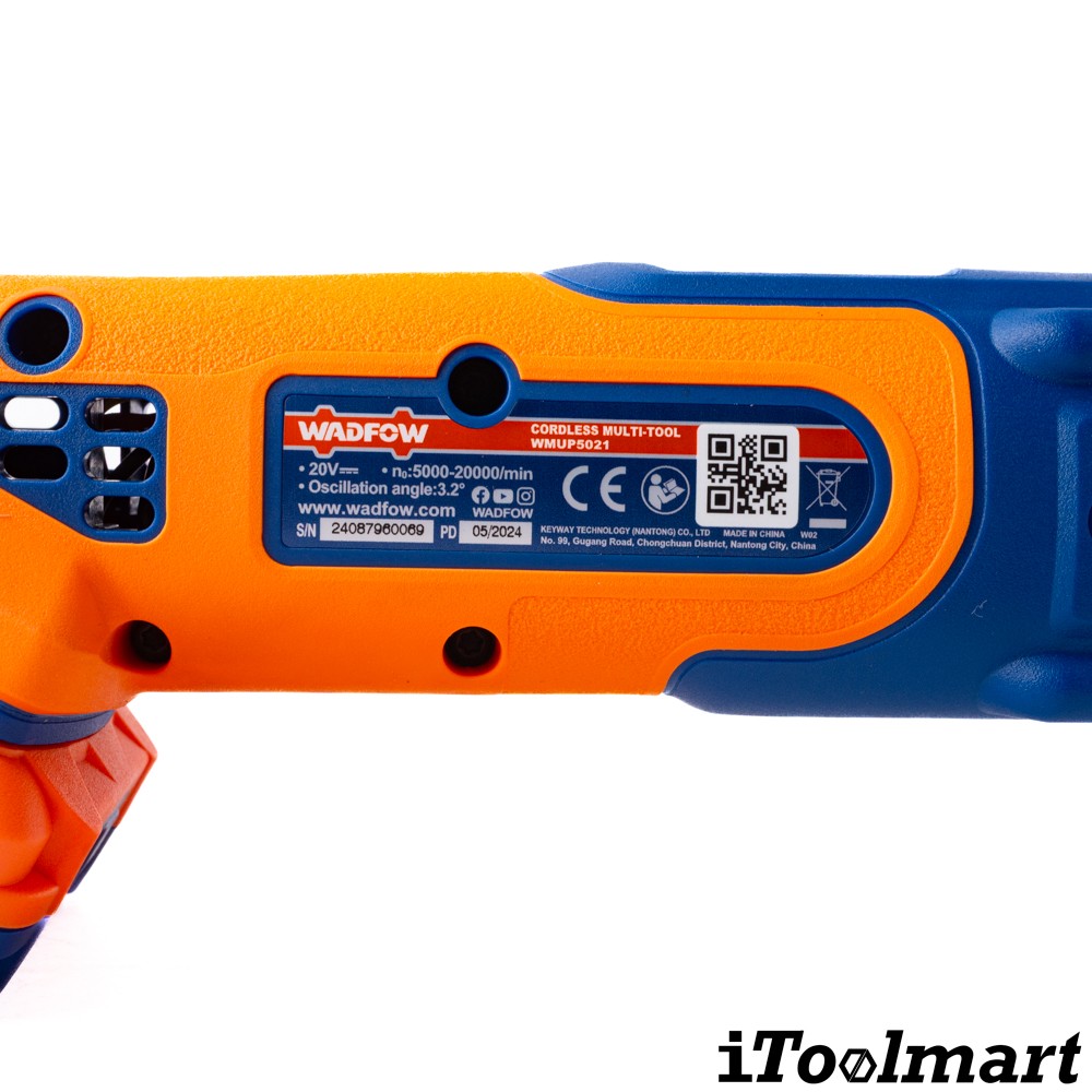 เครื่องตัด ขัด อเนกประสงค์ไร้สาย WADFOW WMUP5021 20V 