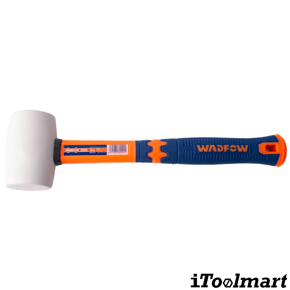 ค้อนยางขาว ด้ามไฟเบอร์ WADFOW WHM7303 ขนาด 8oz 